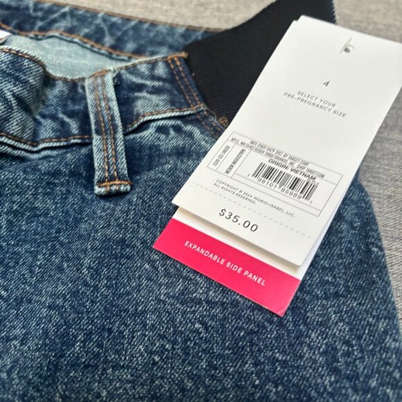 Under Belly 90's Straight Maternity Pants - Isabel Maternity by Ingrid & Isabel™ - Picture 7 of 9